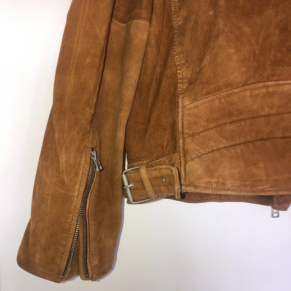 NEW W TAGS! Wilsons Leather M XL Distressed Suede - Picture 7 of 16